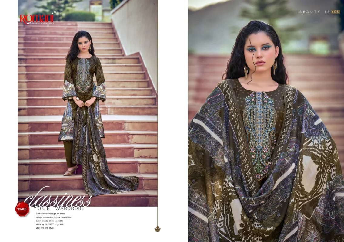 Stylish Romani Needle Wonder Vol 14 Cotton Embroidered Dress Material Wholesale 2026