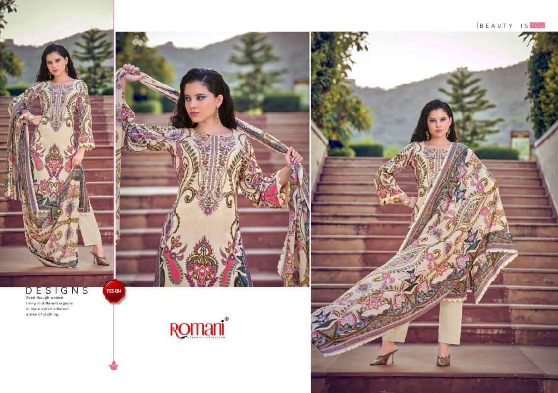Stylish Romani Needle Wonder Vol 14 Cotton Embroidered Dress Material Wholesale 2026