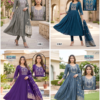 Latest Roshni D No 1001 To 08 Vertican Computer Worked Kurti Set Wholesale 2026
