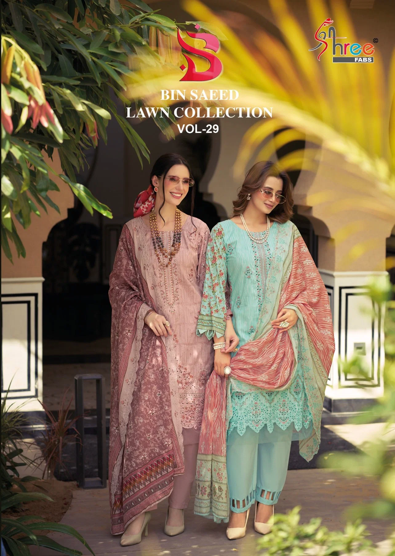 Shree Bin Saeed Lawn Collection Vol 29 Cotton Embroidered Pakistani Suit Wholesale