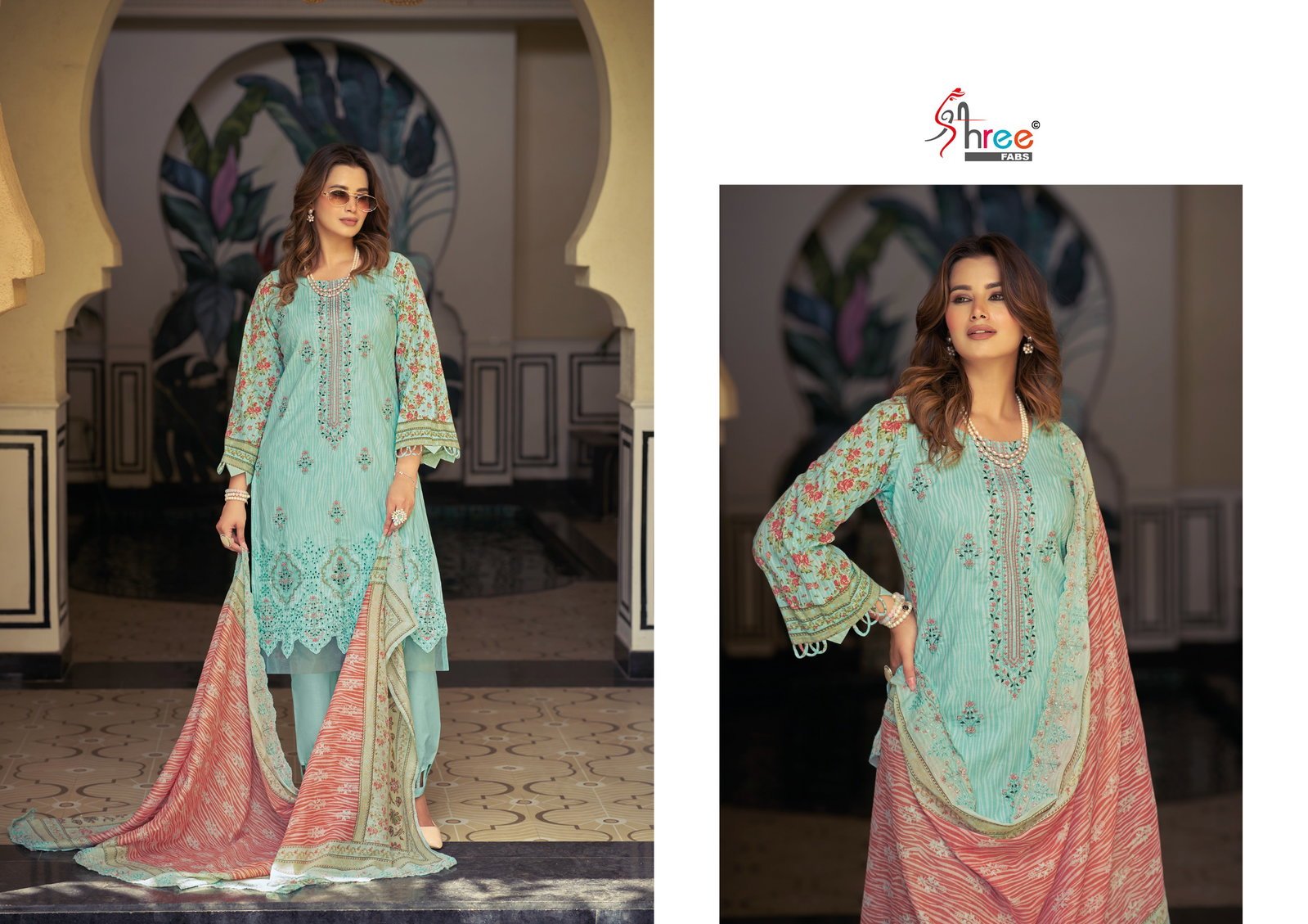 Shree Bin Saeed Lawn Collection Vol 29 Cotton Embroidered Pakistani Suit Wholesale
