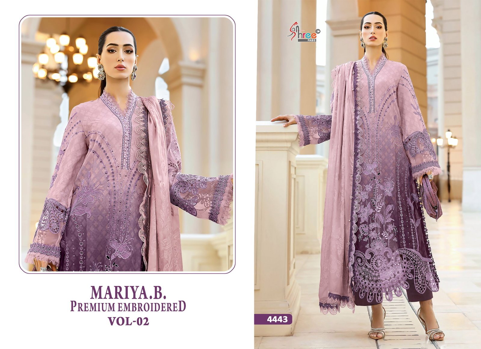 Launching Shree Mariya B Premium Embroidered Vol 2 Cotton Dupatta Pakistani Salwar Suit Wholesale 2026