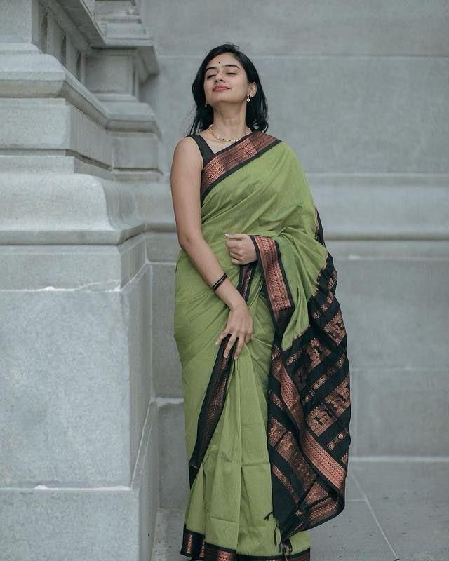Soft Silk 5044 Lichi Silk Jacquard Work Saree Collection Wholesale