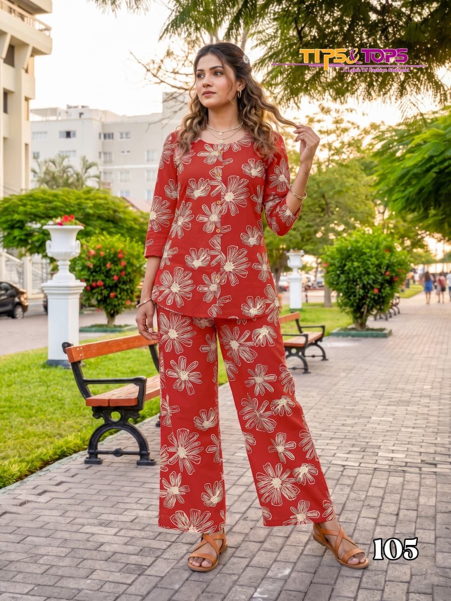 Stylish Tips And Tops Fashion Beats Vol 17 Rayon Printed Kurti With Bottom Wholesale 2026