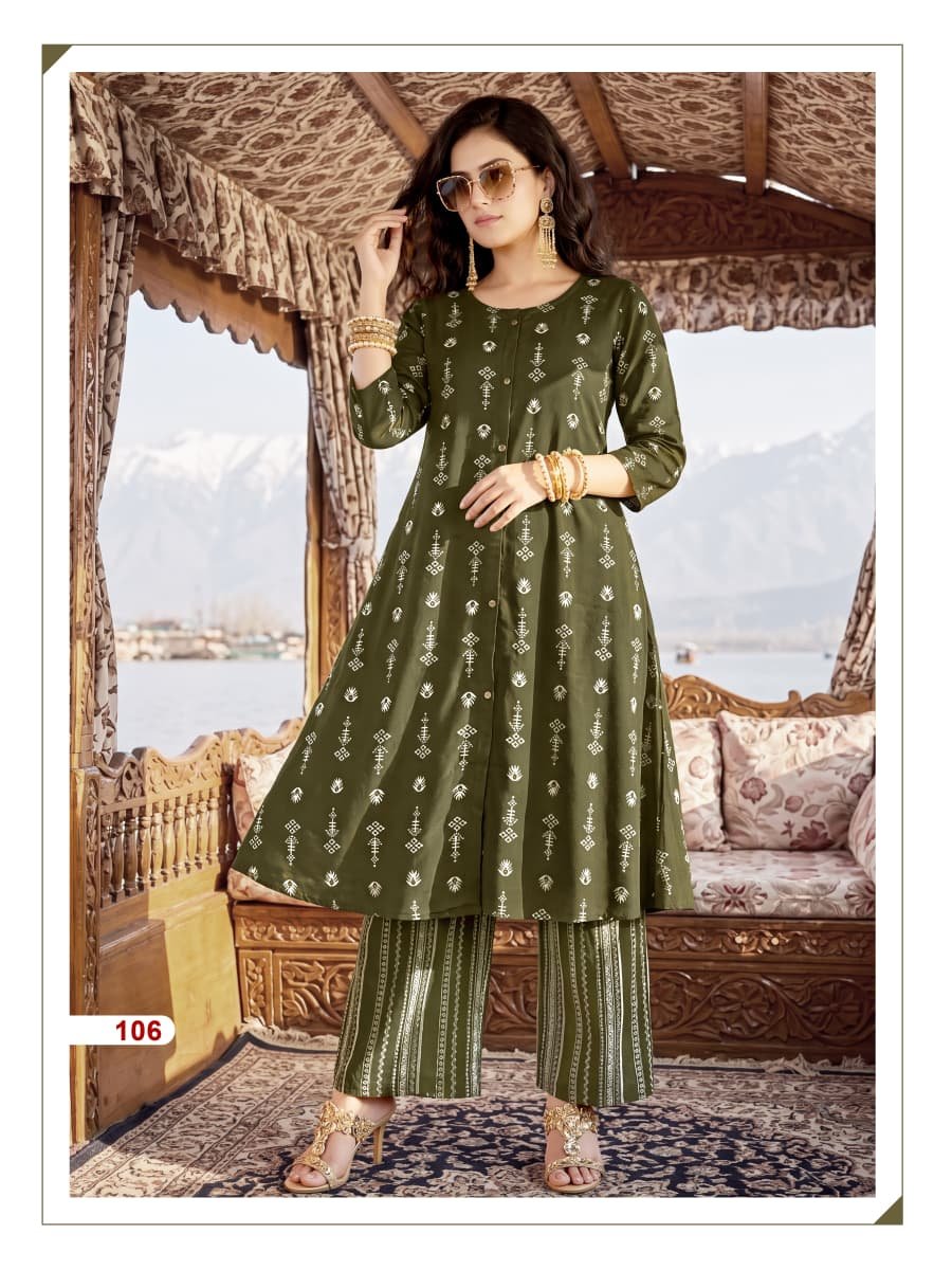 Beautiful Tips And Tops Mannat Rayon Printed Kurti With Bottom Wholesale 2026