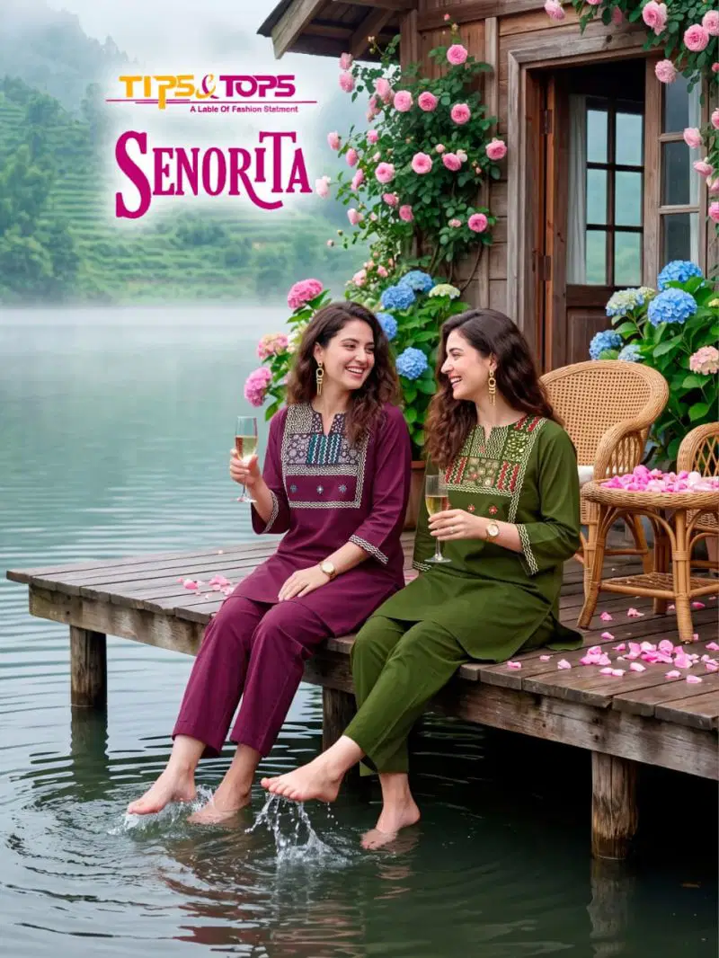Tips And Tops Senorita Vol 2 Dhabu Cotton Co Ord Set Collection Wholesale