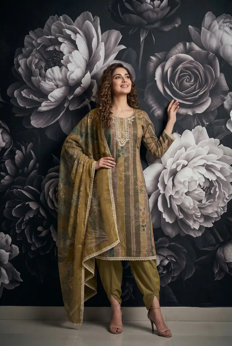 Launching Tulip 14 A To D Cotton Lilan Simmar Printed Kurti With Bottom Dupatta Wholesale 2026