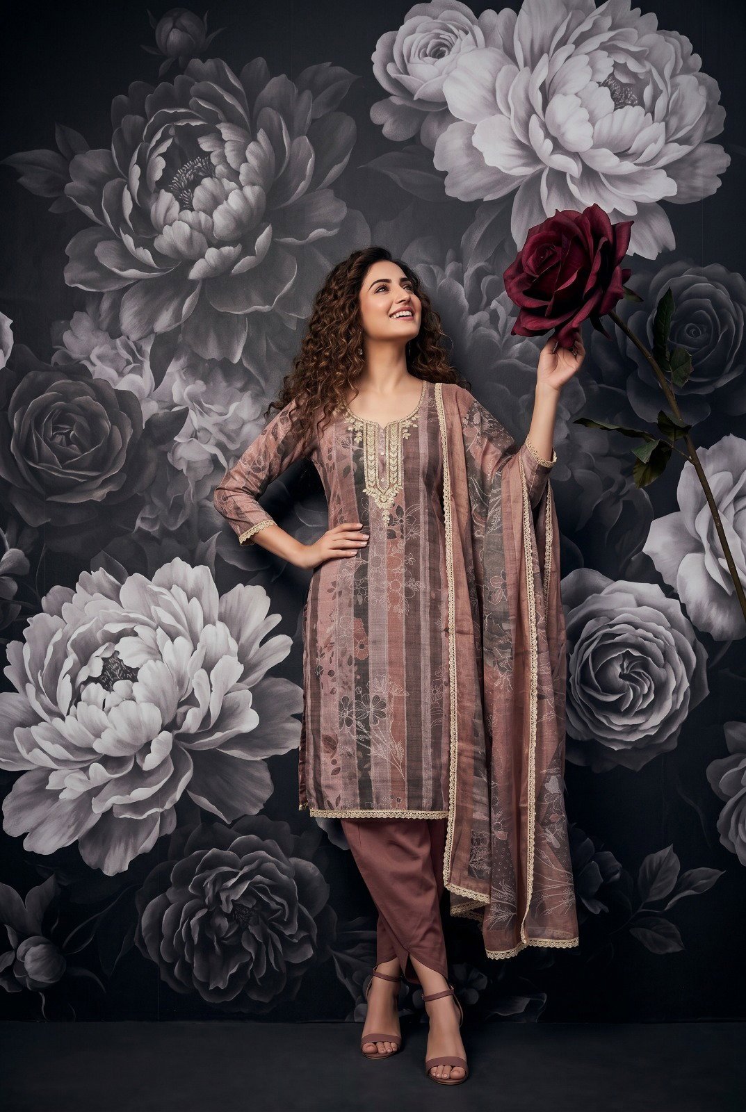 Launching Tulip 14 A To D Cotton Lilan Simmar Printed Kurti With Bottom Dupatta Wholesale 2026