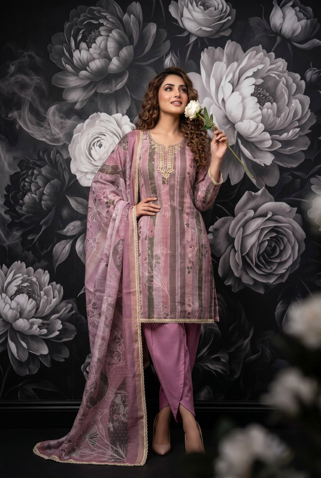Launching Tulip 14 A To D Cotton Lilan Simmar Printed Kurti With Bottom Dupatta Wholesale 2026