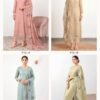 Stylish Vinay Kuleesh Shobhaa Royal Crinkle With Zarkhan Work Salwar Kameez Collection Wholesale 2026