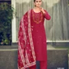 Stylish Woodee Bawree Rayon Thread Worked Kurti With Bottom Dupatta Wholesale 2026