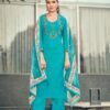 Stylish Woodee Bawree Rayon Thread Worked Kurti With Bottom Dupatta Wholesale 2026