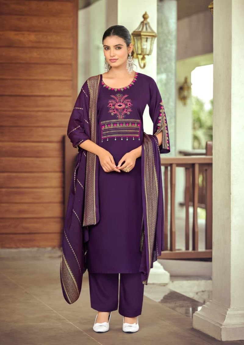 Beautiful Woodee Nikhaar Rayon Jacquard Work Kurti With Bottom Dupatta Wholesale 2026