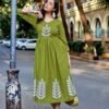 Latest Wooglee Yamini Rayon Thread Work One Piece Wholesale 2026