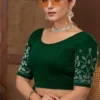 Hemangi Washable Diamond Work Stretchable Big Size Blouse For Women