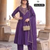 Laxmy Vichitra Silk Embroidery Work Readymade Dress Wholesale Online