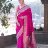 LFK 5361 Silk Zari Work Trending Banarasi Saree in Surat