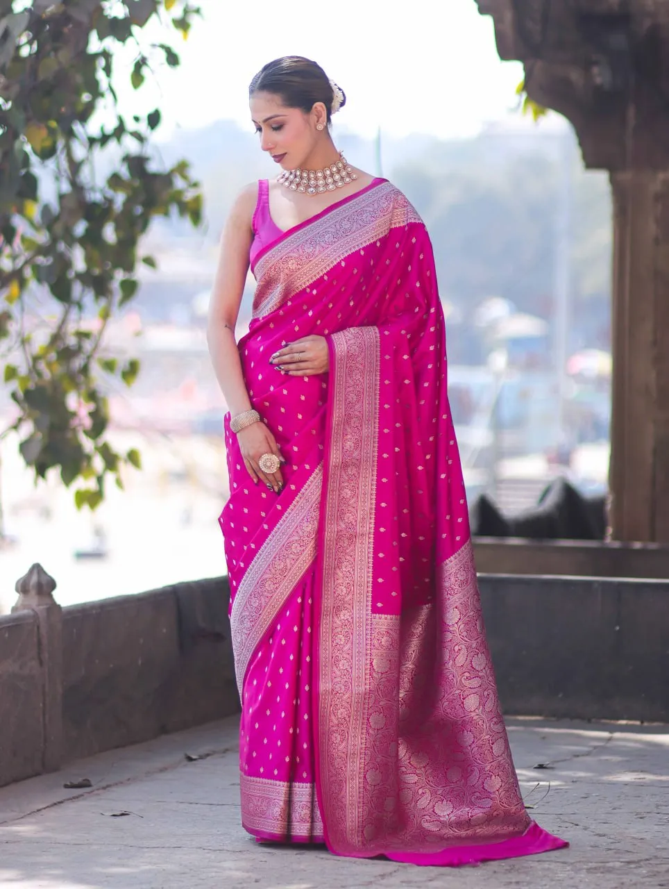 LFK 5361 Silk Zari Work Trending Banarasi Saree in Surat