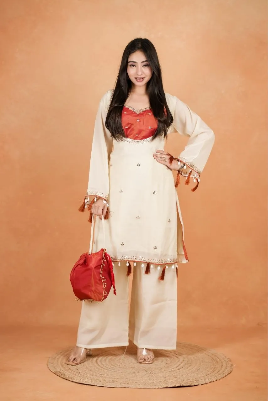RRD Cosmos Hand work Embroidery Readymade Dress Wholesale Market in Surat