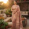 Laxmi 1123 Pashmina Silk Kashmiri Thread Work Designer Saree