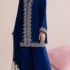 C585 1489 Satin Sequence Embroidery Zari Work Readymade Dress Manufacturers in India