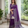 RBC Gajji Silk Ajarakh Printed Festival Mirror Work Saree