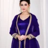 STD 6132 Silk Sequence Embroidery Festival Readymade Dress For Women