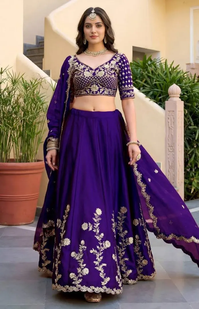 Zeel VOL 36 Rangoli Silk Sequence Embroidery Work Wedding Lehenga Choli