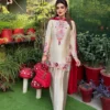 Sabina 1714 Natural Satin Embroidery Work Party Wear Kurti Pant Dupatta