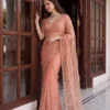 DKT 5178 Net Sequence Embroidery Work Designer Saree Supplier in Surat