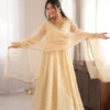 Sabina 5355 Doremon Crush Mirror Work Festival Gown Pant Dupatta