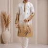 Shyam Satin Embroidery Work Designer Festival Kurta Pajama