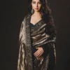 SS1010 5578 Twill Sequance Zari Embroidery Work Party Wear Saree