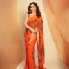 SS1010 5580 Georgette Printed Hand Work Party Wear Bollywood Saree