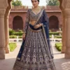 SBD 1855 Net Sequence Embroidery Work Wedding Lehenga Choli