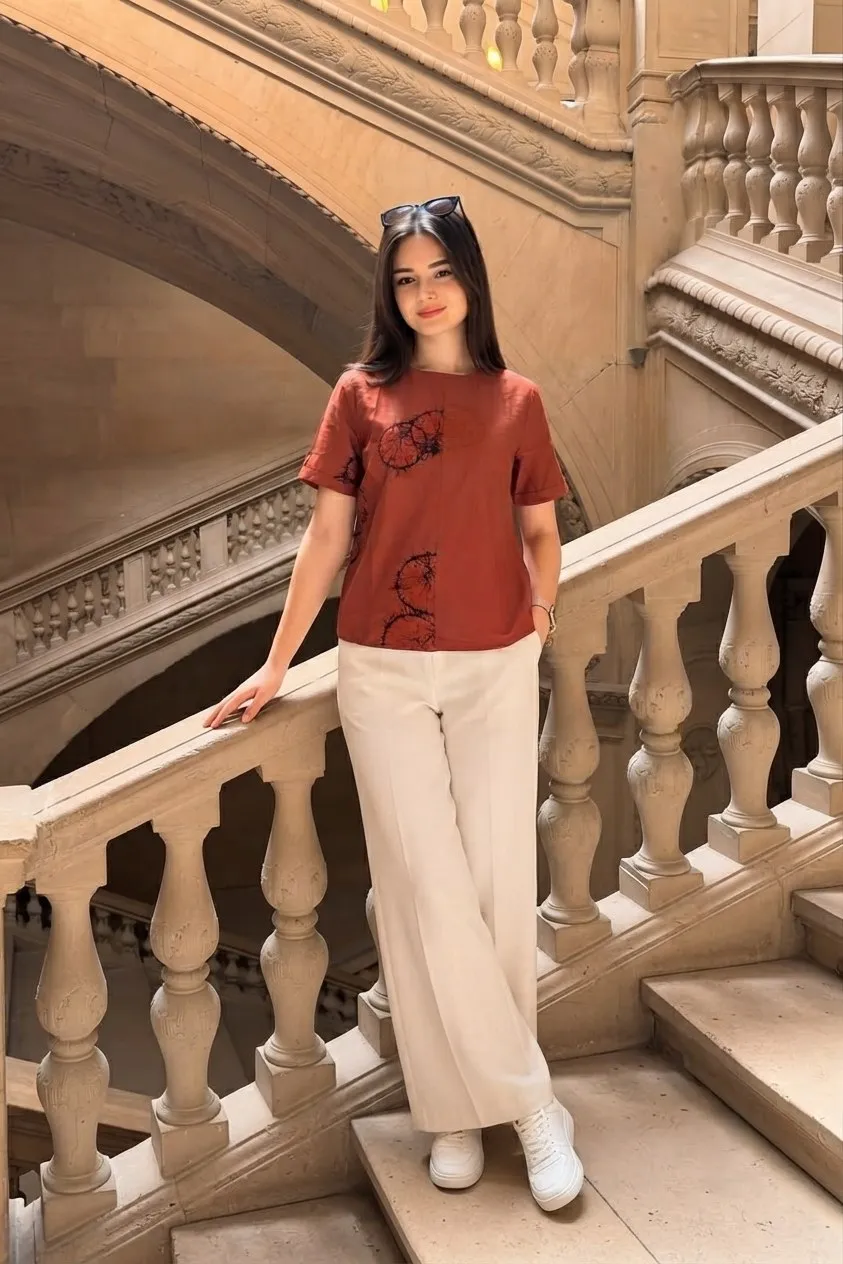 Shiv 1015 Cotton Embroidery Office Wear Shirt For Woven