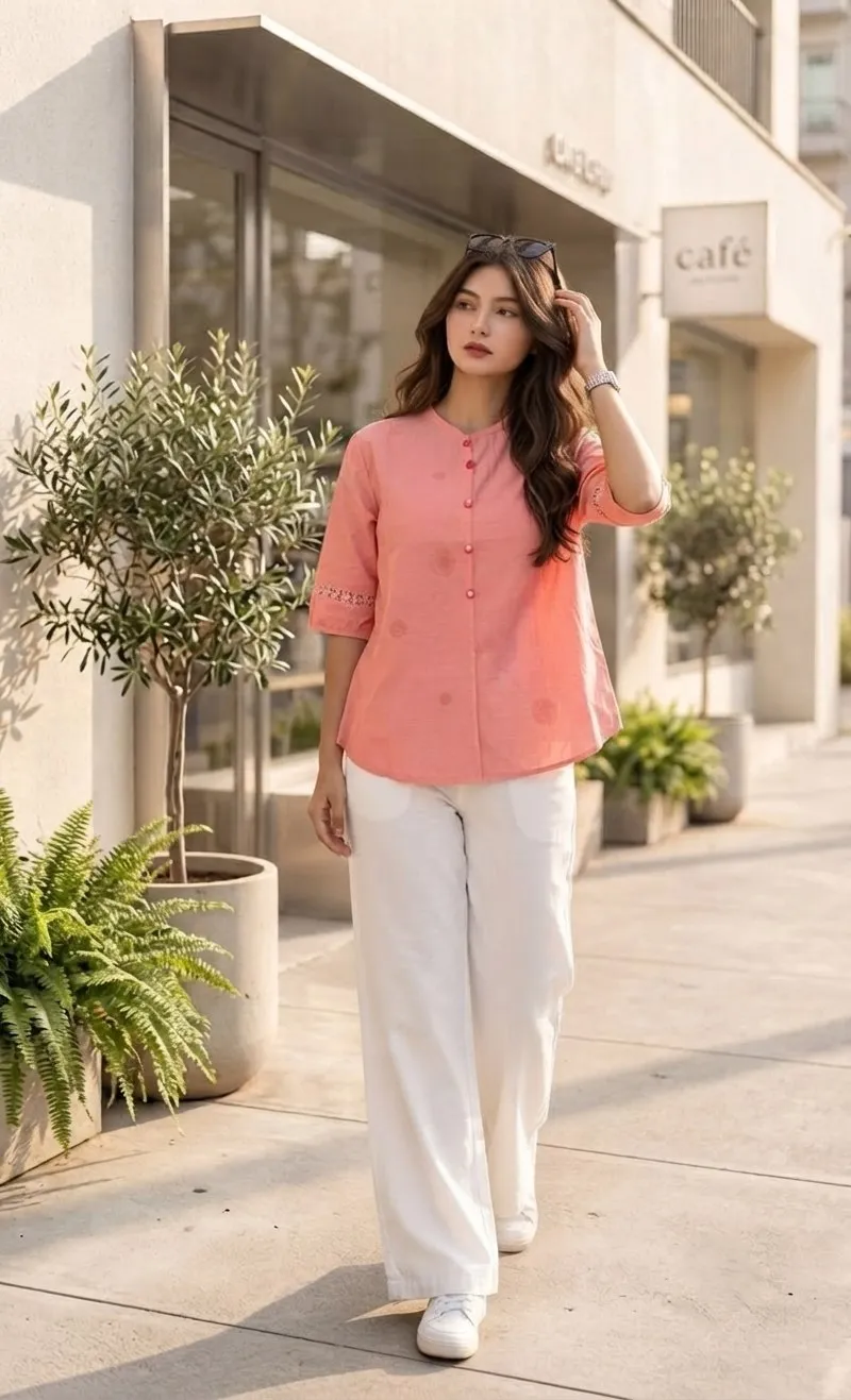 Shiv 1016 Cotton Printed Office & Daily Wear Top Collection