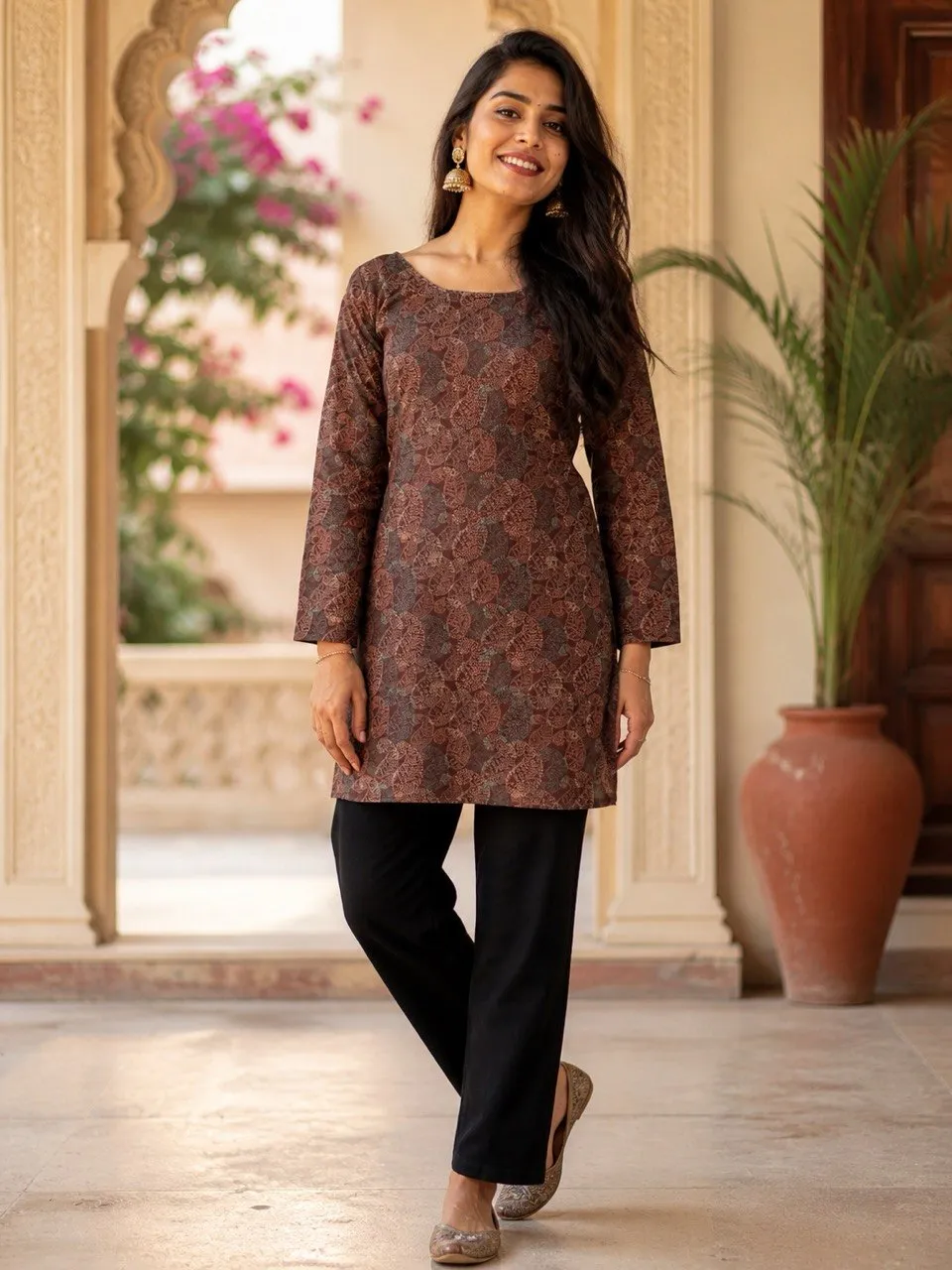 Aawiya RJ 41 Rayon Printed Daily Wear Short Kurti Collection