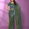 Netra 105 Satin Silk Beads Work Festival Saree Manufacturer in Surat