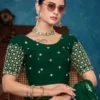Chaitali Geometric Embroidery Work Stretchable Big Size Blouse For Women