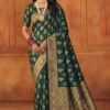 LFK 5358 Banarasi Soft Silk Zari Work Festival Saree