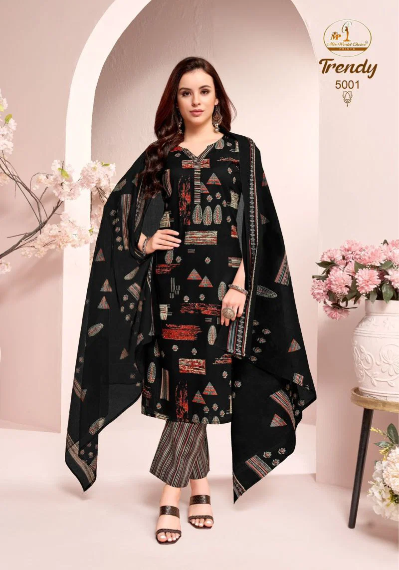 Beautiful Miss World Trendy Vol 5 Readymade Cotton Printed Kurti Pant With Dupatta Wholesale 2026