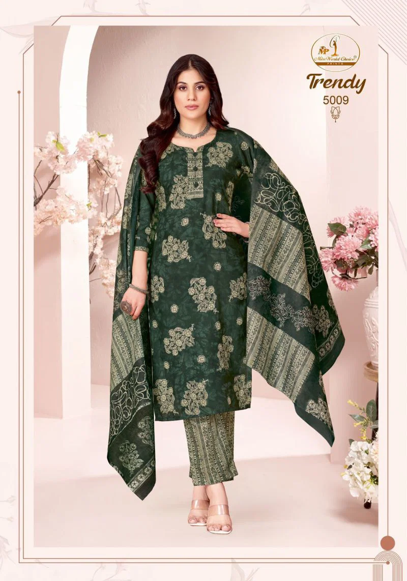 Beautiful Miss World Trendy Vol 5 Readymade Cotton Printed Kurti Pant With Dupatta Wholesale 2026
