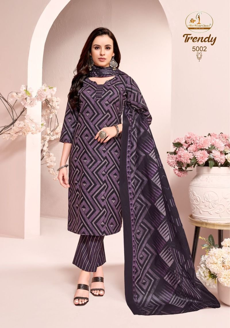 Beautiful Miss World Trendy Vol 5 Readymade Cotton Printed Kurti Pant With Dupatta Wholesale 2026