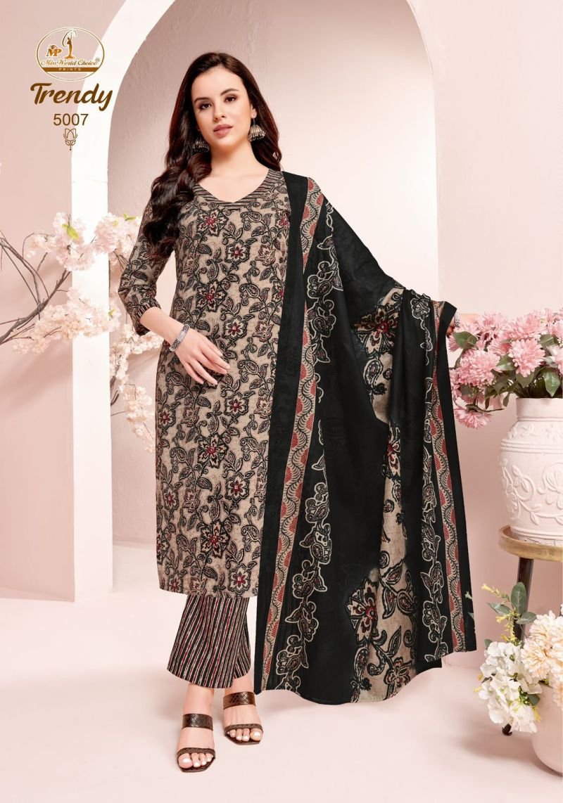Beautiful Miss World Trendy Vol 5 Readymade Cotton Printed Kurti Pant With Dupatta Wholesale 2026