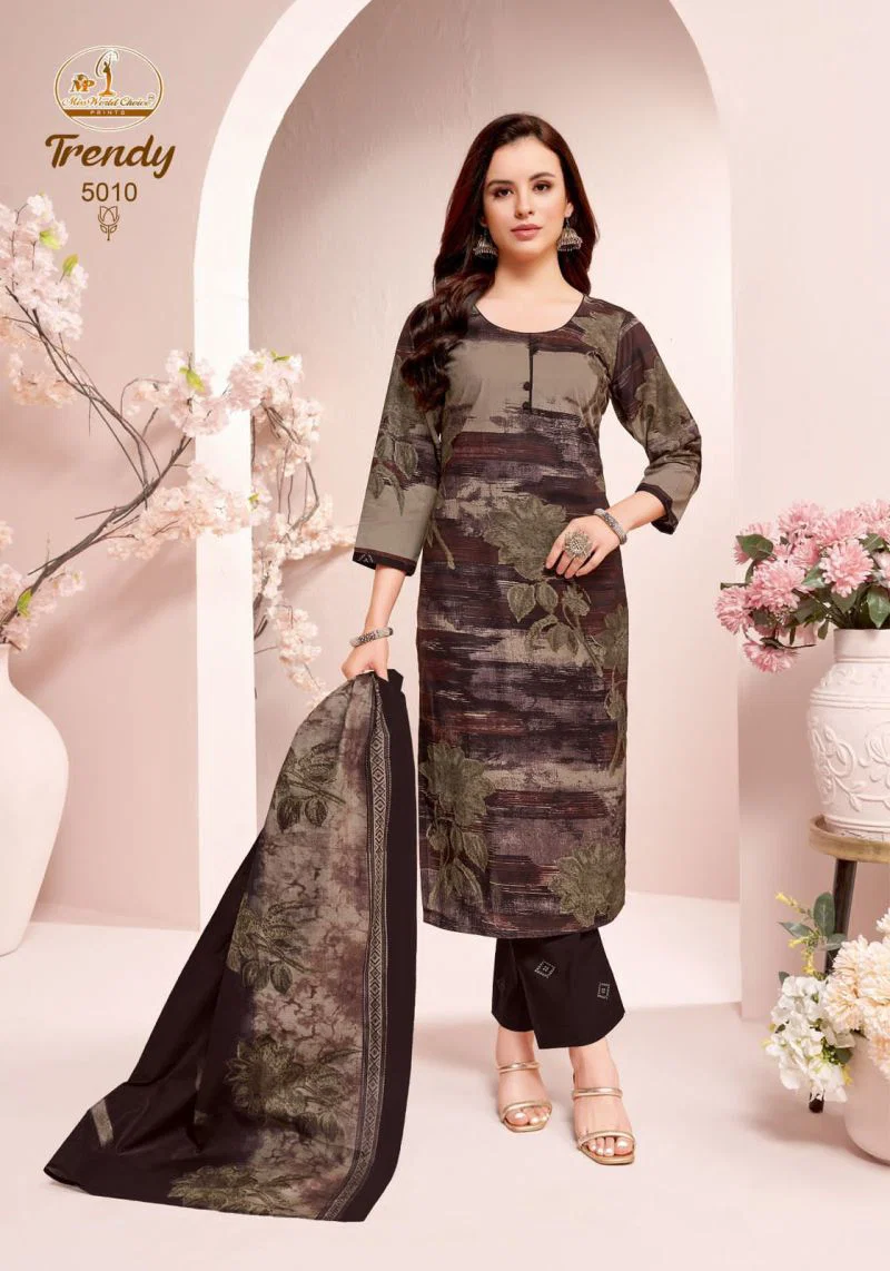 Beautiful Miss World Trendy Vol 5 Readymade Cotton Printed Kurti Pant With Dupatta Wholesale 2026