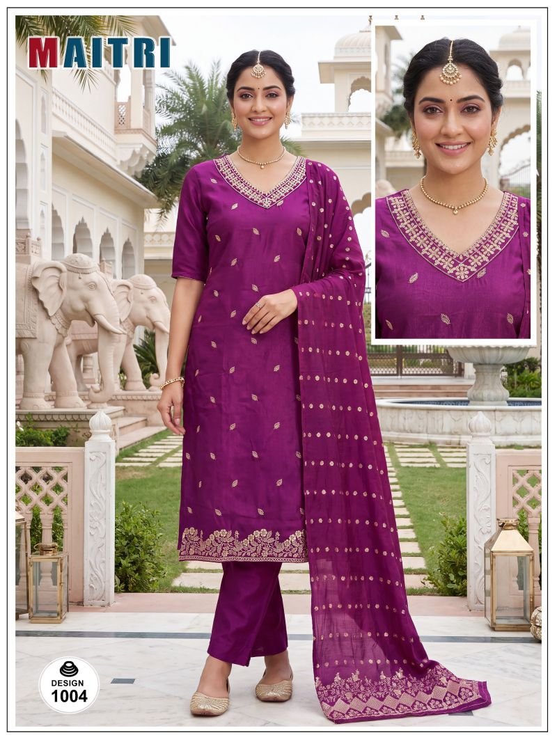 Launching Maitri Vol 1 Roman Simmar Embroidered Kurti Set Collection Wholesale 2026