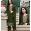 Latest Diya Vol 6 Roman Silk Embroidered Kurti With Bottom Dupatta Wholesale 2026