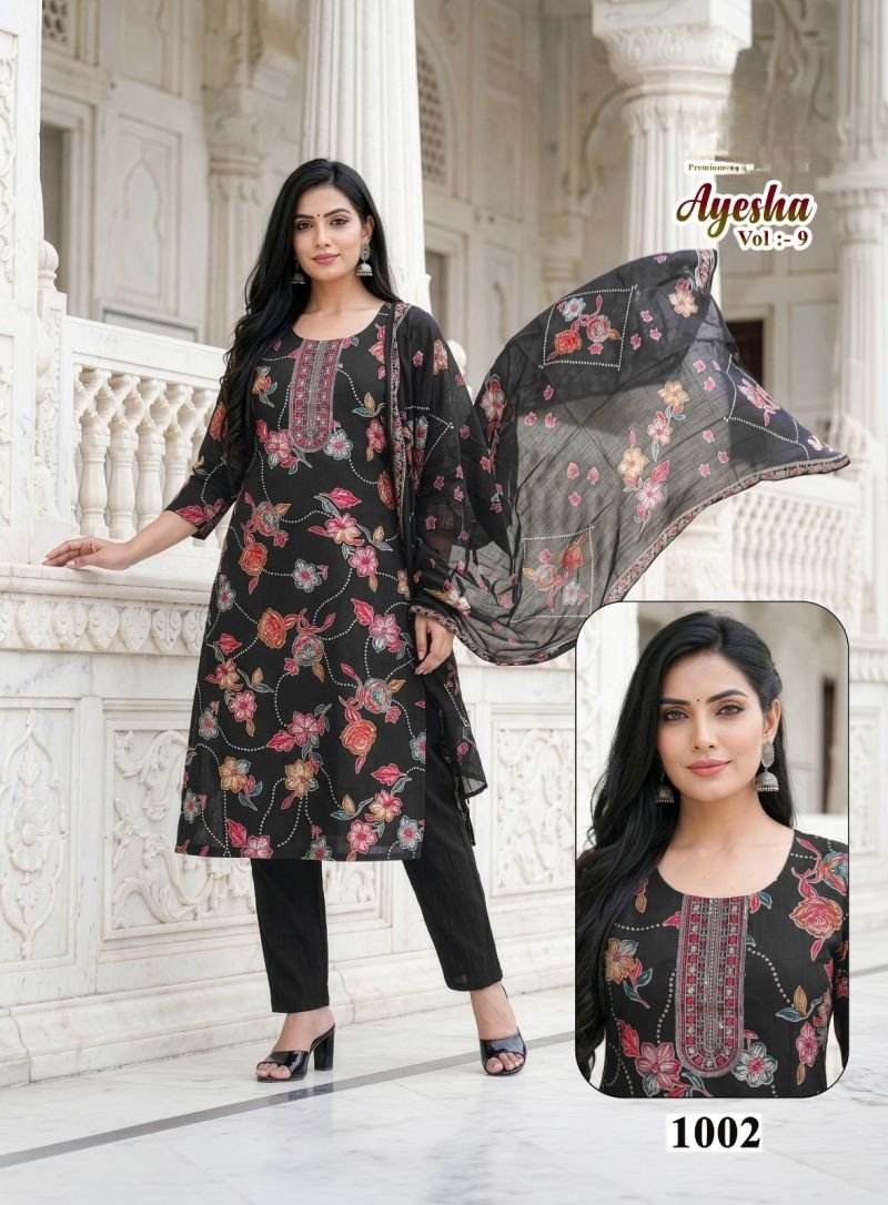 Beautiful Ayesha Vol 9 Vartican Printed Kurti With Bottom Dupatta Wholesale 2026
