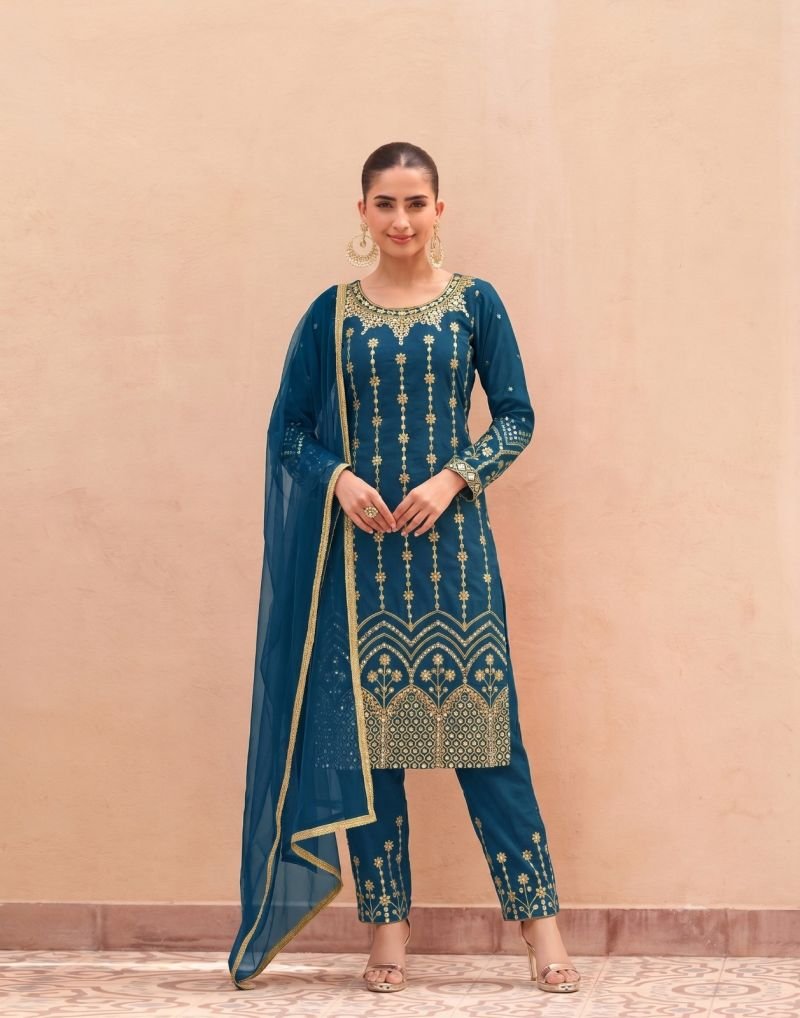 Latest Kb Super Hit D No 4113 To 14 Silk Embroidered Salwar Suit Wholesale 2026